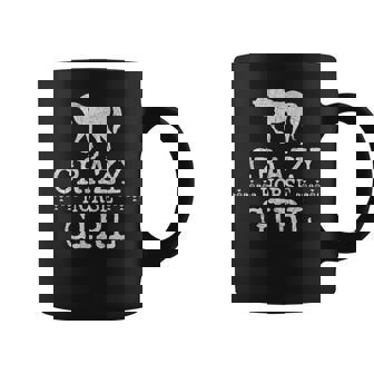 Crazy Horse Girl 、ストレスを感じたエクエストリアン愛好家へのギフト コーヒーマグ - Kawaiitshirt