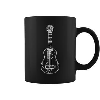 Croquis D'ukulélé Costume D'hawaï Hawaii Musique Ukuléliste Tasse - Cadeauxyz