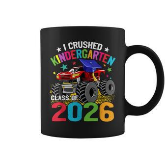 I Crushed Kindergarten Monster Truck Class Of 2026 Graduate Coffee Mug - Thegiftio UK
