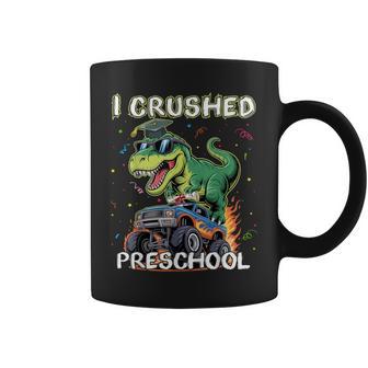 I Crushed Preschool Graduation Monster Truck Preschool Grad Coffee Mug - Thegiftio UK