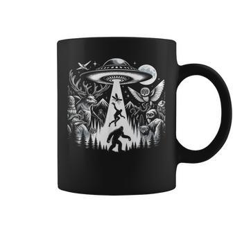Cryptid Monsters ビッグフット Mothman Dogman Moon Cryptozoology コーヒーマグ - Kawaiitshirt
