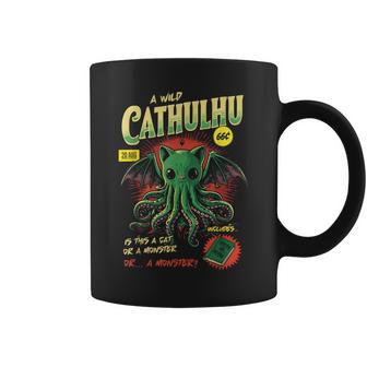Cthulhu Un Gatoalvaje Cathulhu O Monstruo Horror Cósmico Taza de café - Regaloses