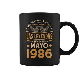 Cumpleaños Hombre Regalos Las Leyendas Mayo 1986 Taza de café - Regaloses