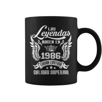 Cumpleaños Las Leyendas Nacen En 1986 Taza de café - Regaloses