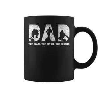 Curling Dad The Man The Myth The Legend Father's Day Coffee Mug - Thegiftio