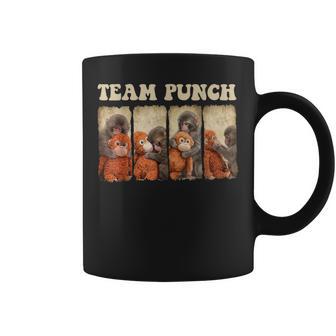 Cute Baby Monkey Punch Team Viral Friend Animal Lover Coffee Mug - Thegiftio