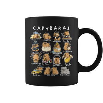 Cute Capybaras Puns Rodent Meme Animal Lover Humor Coffee Mug | Seseable UK