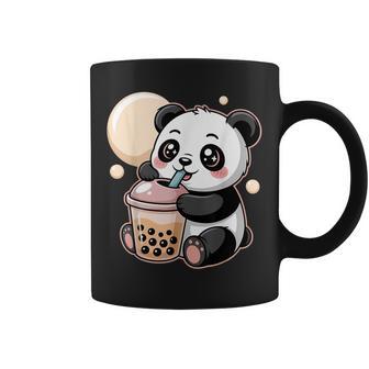 Cute Kawaii Panda Drinking Boba Bubble Tea Aesthetic Coffee Mug - Thegiftio UK