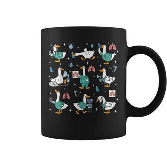 Cute Silly Goose Respiratory Therapist Medical Humor Coffee Mug - Thegiftio UK