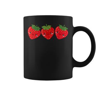 Cute Strawberry Fruit Lover Gardening Coffee Mug - Monsterry UK