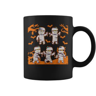 Dabbing Dancing Mummy ハロウィン ダブ ダンス ポーズ ミイラ コーヒーマグ - Kawaiitshirt