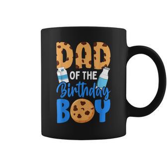 Dad Of The Birthday Boy Milk And Cookies 1St Birthday Coffee Mug - Thegiftio UK