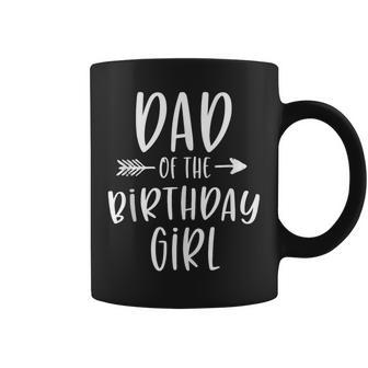 Dad Of The Birthday Girl Daddy & Daughter Bday Party Father Coffee Mug - Thegiftio UK