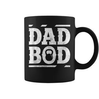 Dad Bod Kettlebell Workout Gym Dad Father's Day Coffee Mug - Thegiftio UK
