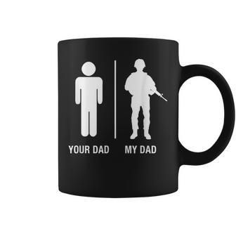 Your Dad My Dad Soldier Military Father Coffee Mug - Thegiftio UK