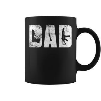 Dad Gun Rights Patriotic Firearm Hunting Father Coffee Mug - Thegiftio UK
