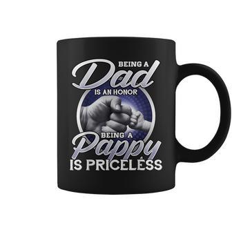 Being A Dad An Honor Being A Pappy Is Priceless Father's Day Coffee Mug - Thegiftio UK