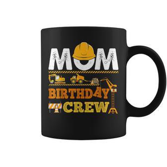 Dad Mom Birthday Crew Construction Excavator Kids Family Coffee Mug - Thegiftio UK