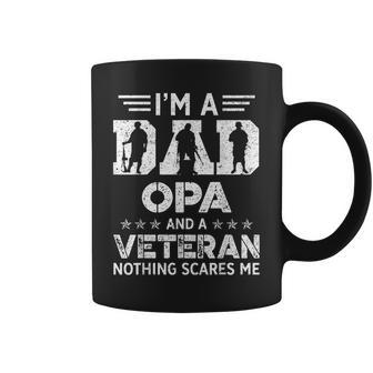 I Am A Dad Opa And A Veteran Fathers Day Coffee Mug - Thegiftio