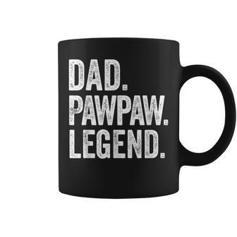 Dad Pawpaw Legend Vintage Distressed Bold Pawpaw Graphic Coffee Mug | Seseable UK