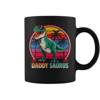Daddy Saurus T Rex Dinosaur Dad Family Matching Fathers Day Coffee Mug - Thegiftio UK