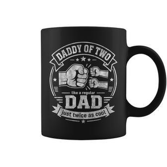 Daddy Of Two Like Regular Dad Just Twice As Cool Fathers Day Coffee Mug - Thegiftio UK