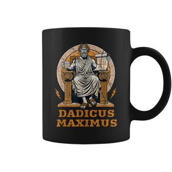 Dadicus Maximus Divertida Mitología Romana Día Del Padre Papá Broma Taza de café - Regaloses