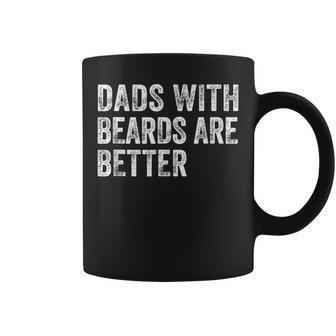 Dads With Beards Are Better Father's Day Dad Jokes Coffee Mug - Thegiftio UK