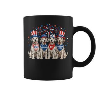 Dalmatian Dog 250 Years American 1776 2026 4Th July Coffee Mug - Thegiftio UK