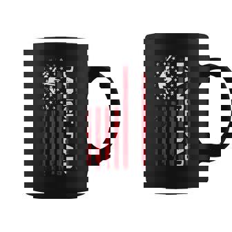 Dance Dad For Father's Day Us American Flag Dancer Mens Coffee Mug | Seseable CA
