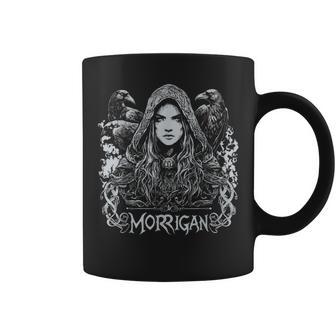Dark Goddess The Morrigan ケルト女神 ダークペイガンレイヴン コーヒーマグ - Kawaiitshirt