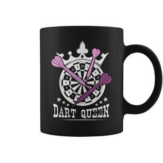 Dart Queen Para El Jugador Yentiladores De Dardos Es Taza de café - Regaloses