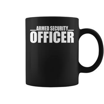 De Uniforme De Guardia Deeguridad Armada Manga Larga Taza de café - Regaloses