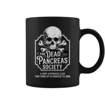 Dead Pancreas Society Skull Diabetes Awareness Coffee Mug - Thegiftio UK