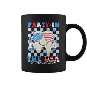 Dental Crew Patriotic Dentist 4Th Of July Party In The Usa Coffee Mug - Thegiftio UK