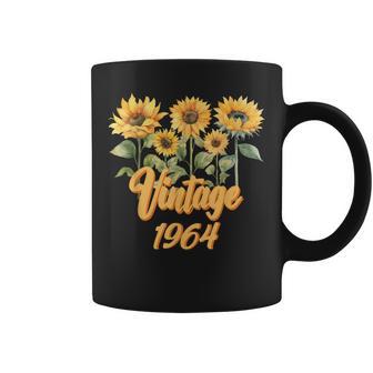 intage 1964 Avec Cinq Beaux Tournesols Tasse - Cadeauxyz