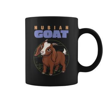 Dessin Animé Nubian Chèvre Ferme Amoureux Des Animaux Chèvres Mignonnes Tasse - Cadeauxyz