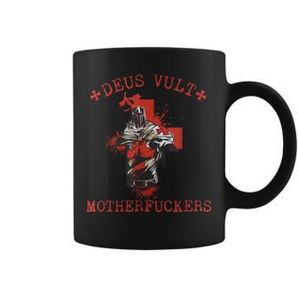 Deus Loult Costume De Chevalier Templier Croix I Deusult Tasse - Cadeauxyz