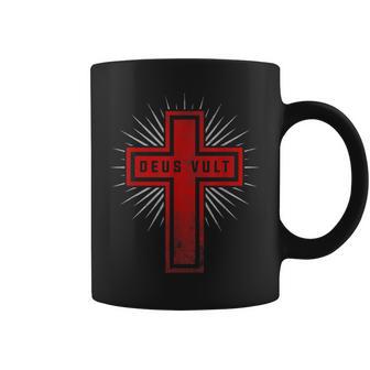 Deusult Dieu Will Es Croix Temple Cadeau Tasse - Cadeauxyz