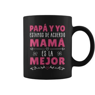 Día De La Madre Regalo Es Mamá Hija Hijo Madre Taza de café - Regaloses