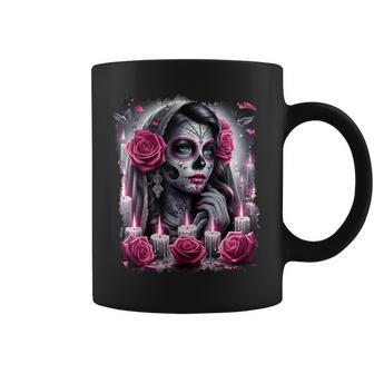 Dia De Los Muertos Mexicos Morts Hommes S Tasse - Cadeauxyz