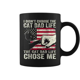 I Didn't Choose The Cat Dad Life For Father Father's Day Coffee Mug - Thegiftio UK