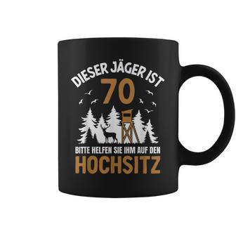 Dieser Jäger Ist 70 Jahre Hochsitz 70 Geburtstag Jagd Tassen - Seseable