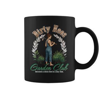 Dirty Hoes Garden Club Gardener Vintage Gardening Coffee Mug - Thegiftio UK