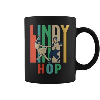 Diseño De Lindy Hop Para Tu Compañero De Baile Cuello Taza de café - Regaloses