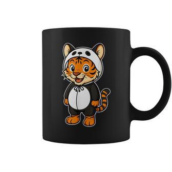 Disfraz De Tigre En Panda Kawaii Para Niñas Y Niños Amantes Del Tigre Taza de café - Regaloses