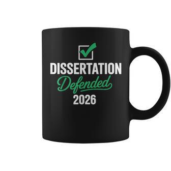Dissertation Defended 2026 For Phd Edd Doctorate Graduation Coffee Mug - Thegiftio UK