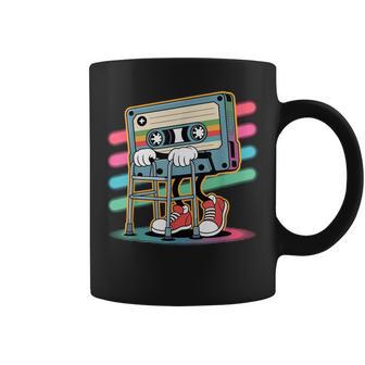 Divertida Cinta De Casete Retro Con Nostalgia De Walker Taza de café - Regaloses