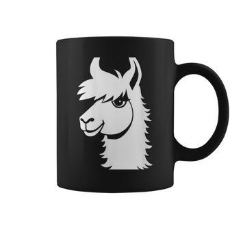 Divertidailueta De Llama Llamas Divertidas Cuello Taza de café - Regaloses