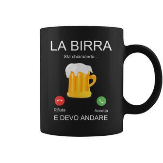 Divertido Regalo Hombre Frase Irónica Cerveza Está Llamando Taza de café - Regaloses